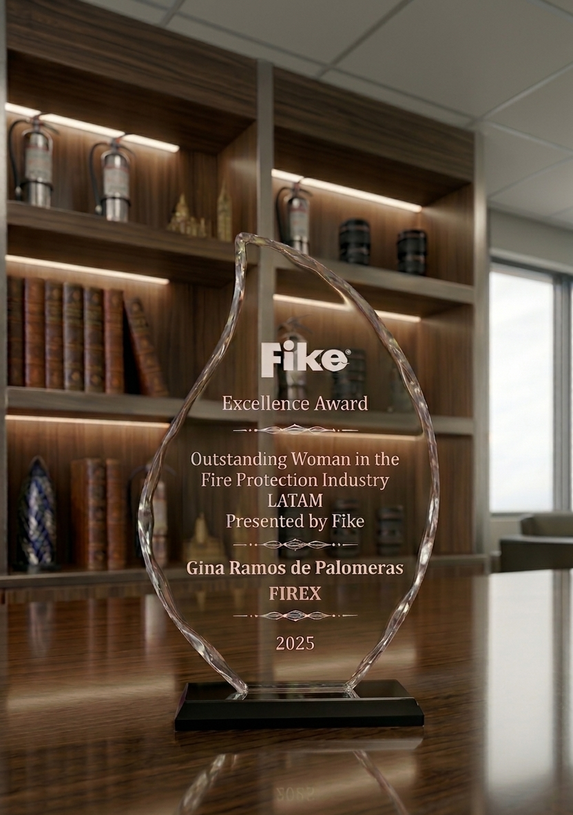 Fike Excellence Award — Outstanding Women in the Fire Protection Industry LATAM — Gina Ramos de Palomeras · FIREX 2025